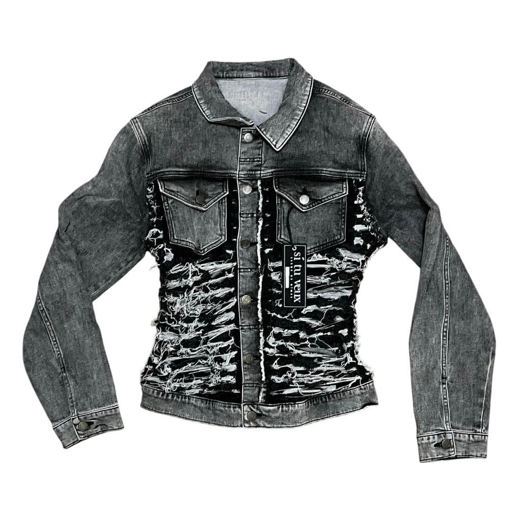Si Tu Veux Women’s Jean Jacket Size 32 - Thumbnail 5