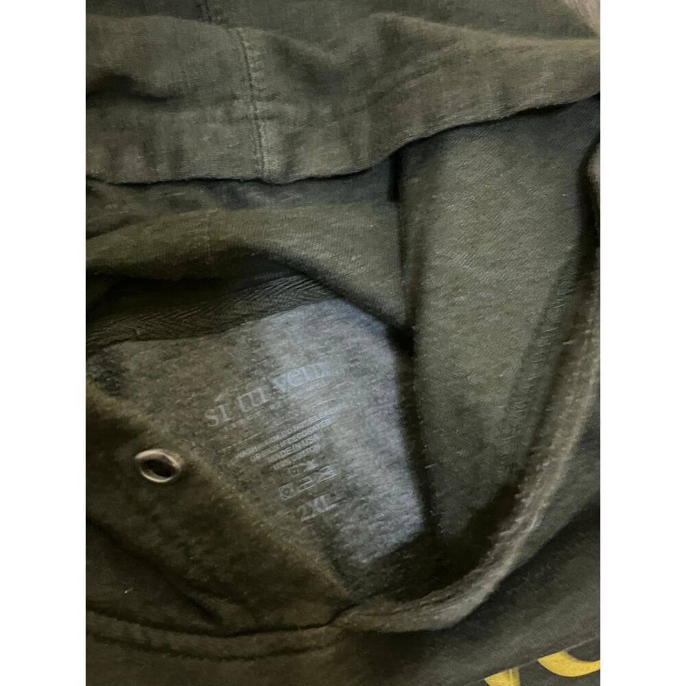 Men’s Dark Green Si Tu Veux Hoodie Size 2XL - Thumbnail 2