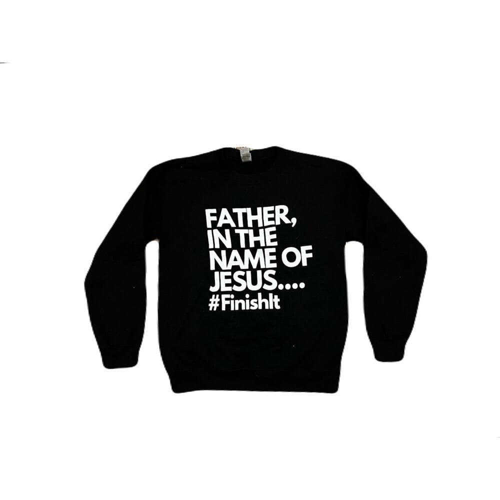 Father In The Name Of Jesus CrewNeck Sweater Size Small - Thumbnail 4