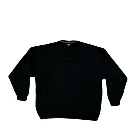 Black crewneck Mens Sweater Size 3XL - Thumbnail 4