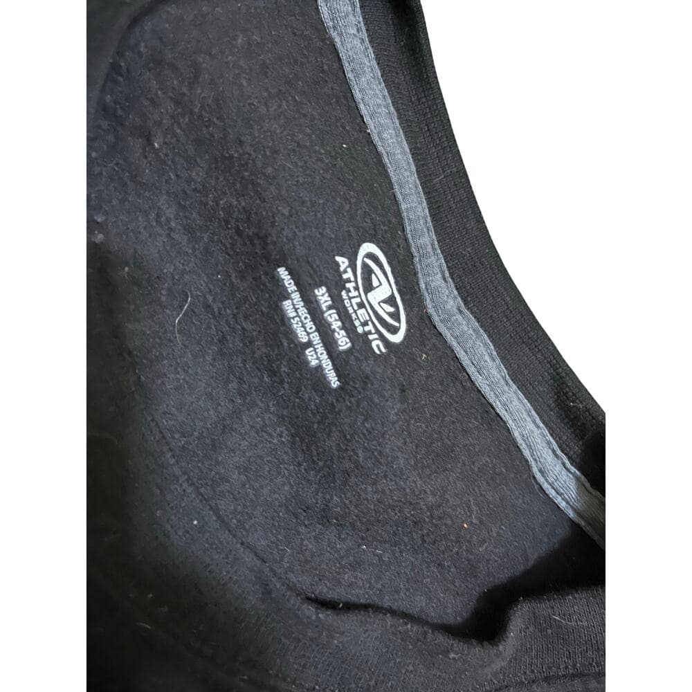 Black crewneck Mens Sweater Size 3XL - Thumbnail 2