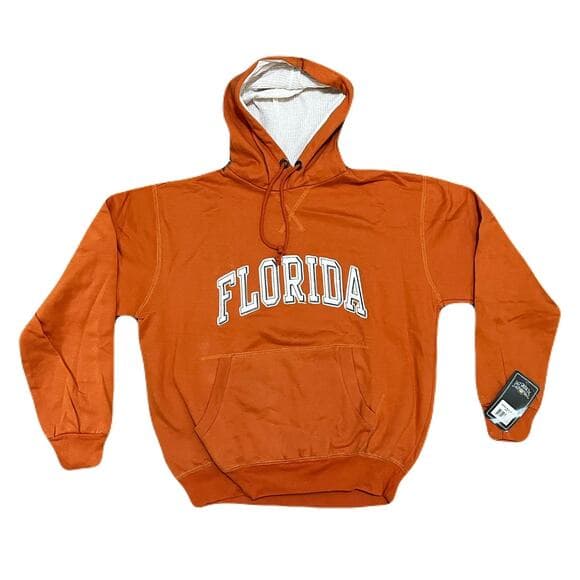Salt Creek Inc Men’s Florida Orange Hoodie Size Large - Thumbnail 6