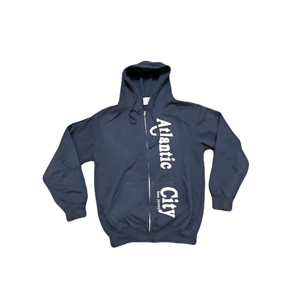 Atlantic City Navy sweater hoodie Size Small - Thumbnail 3