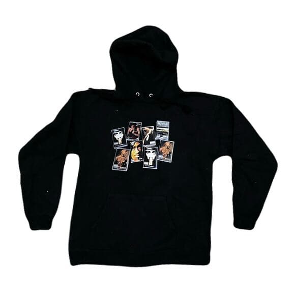 2 PAC Black Hoodie Size Small In good condition - Thumbnail 5