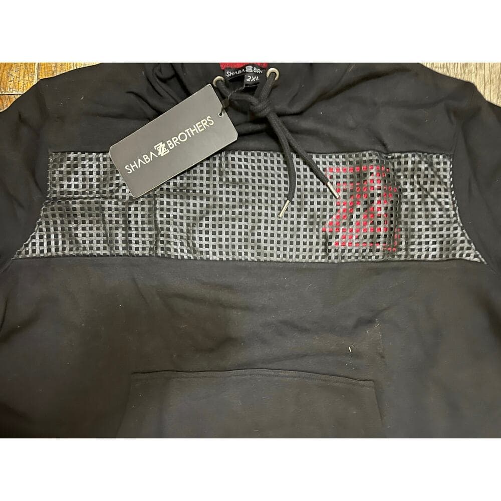 Shaba Z Brothers Black Men’s Hoodie Size 2XL - Thumbnail 3