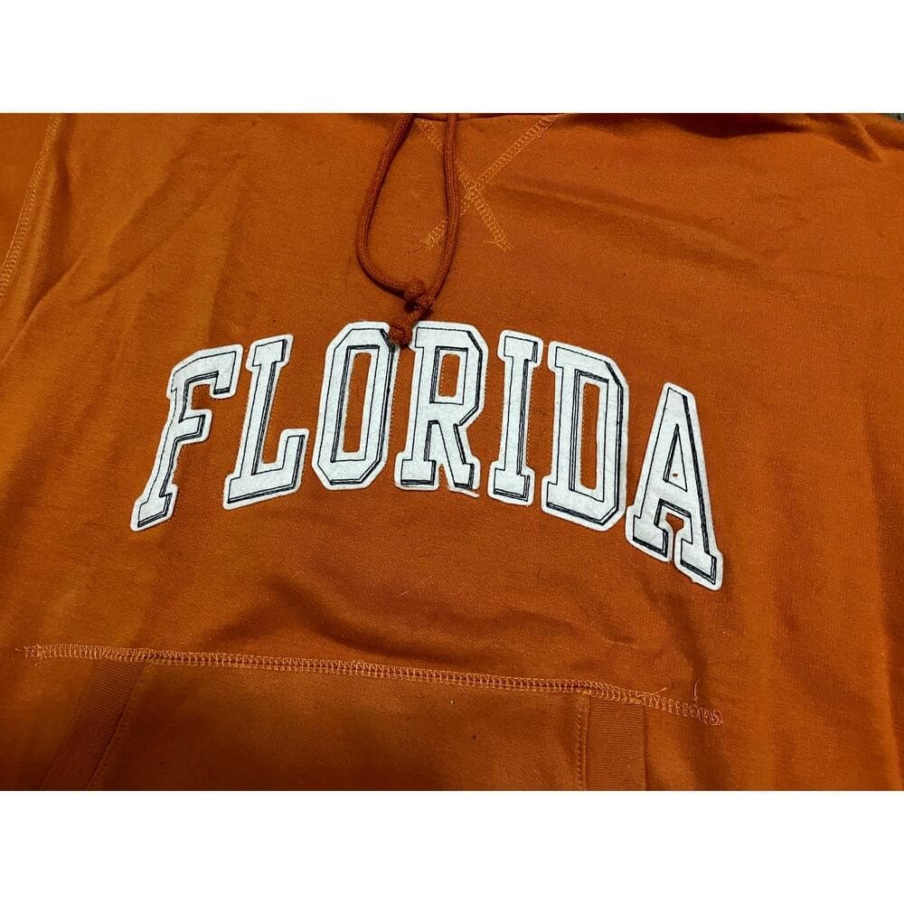 Salt Creek Inc Men’s Florida Orange Hoodie Size Large - Thumbnail 4