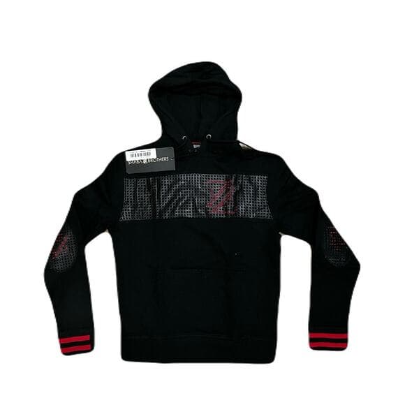 Shabazz Brothers Men’s Black & Red Hoodie Brand New Size Small - Thumbnail 6