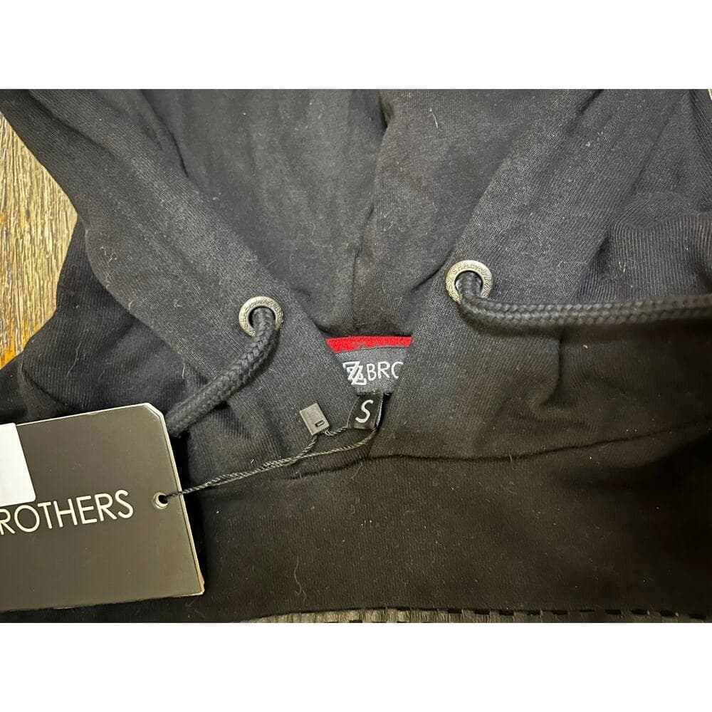 Shabazz Brothers Men’s Black & Red Hoodie Brand New Size Small - Thumbnail 4