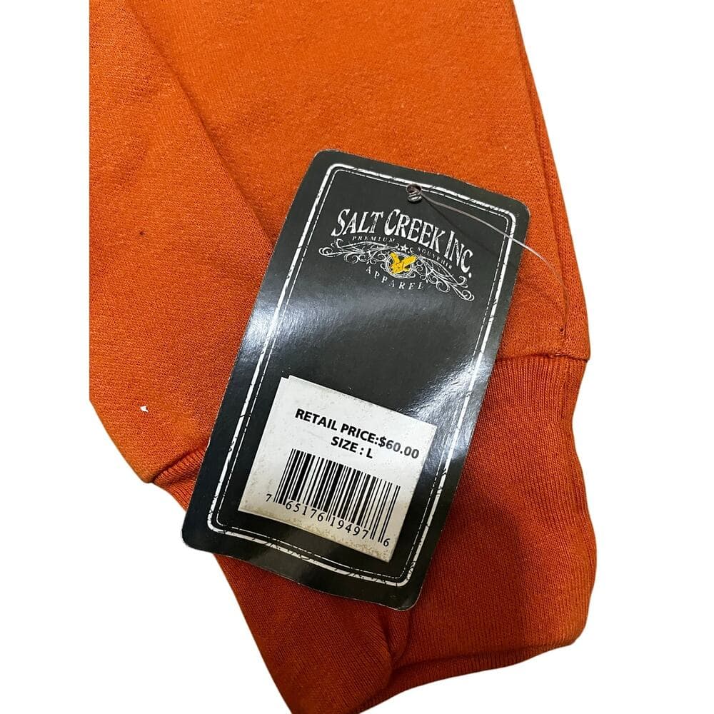 Salt Creek Inc Men’s Florida Orange Hoodie Size Large - Thumbnail 3