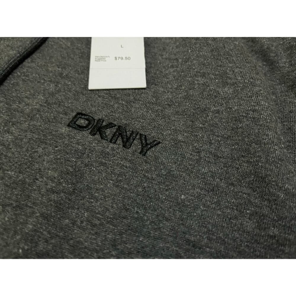 DKNY Men’s Hoodie Dark Gray Size Large Brand New - Thumbnail 2