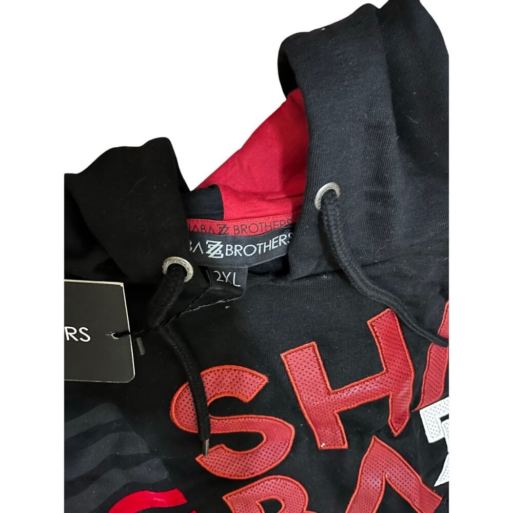 Men’s Black Shaba Z Brothers Hoodie Size 2XL Brand New - Thumbnail 2
