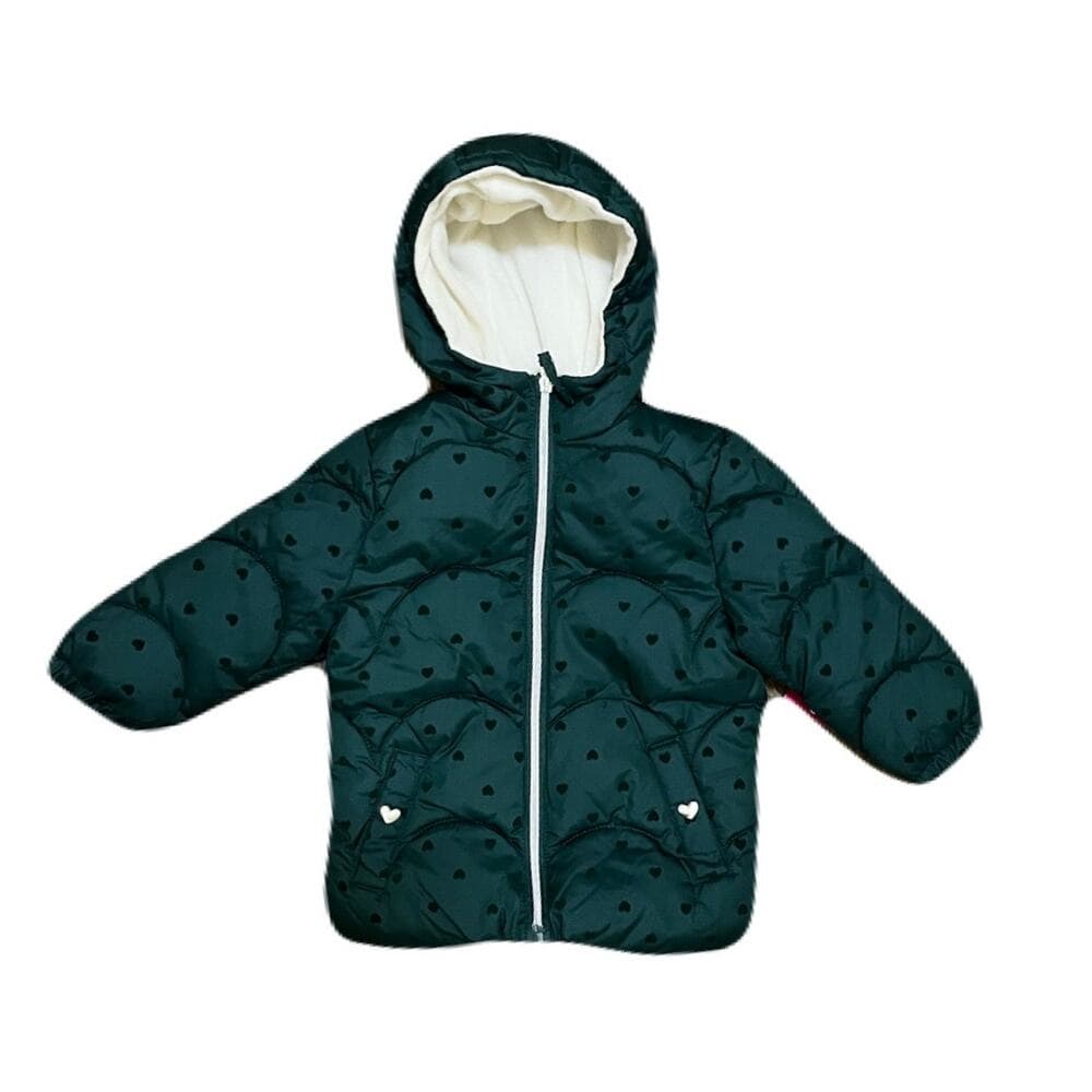 Pink Platinum 18 Months Baby Coat In Green - Thumbnail 3
