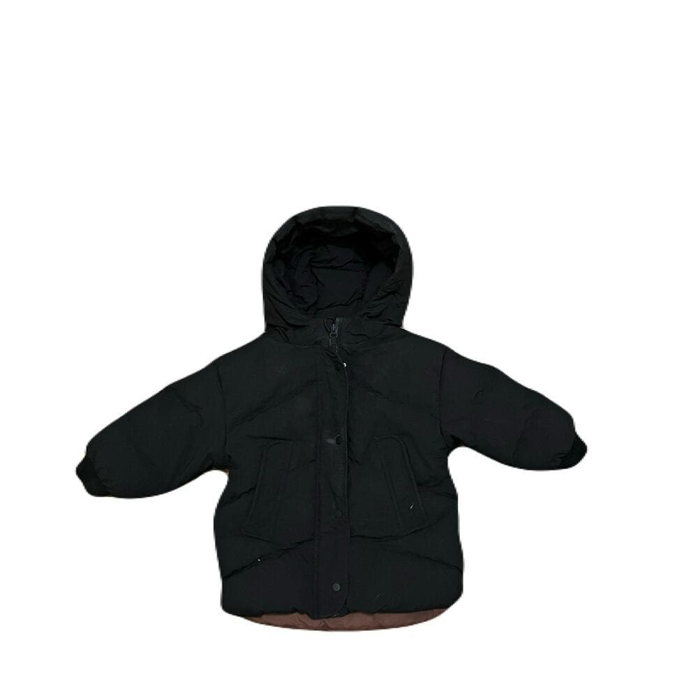 Black Zara Kids Coat unisex Size 3-4 - Thumbnail 3