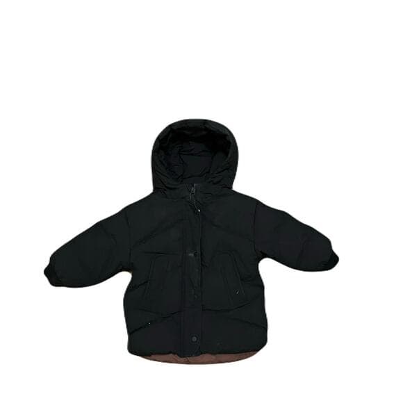 Black Zara Kids Coat unisex Size 3-4 - Thumbnail 4