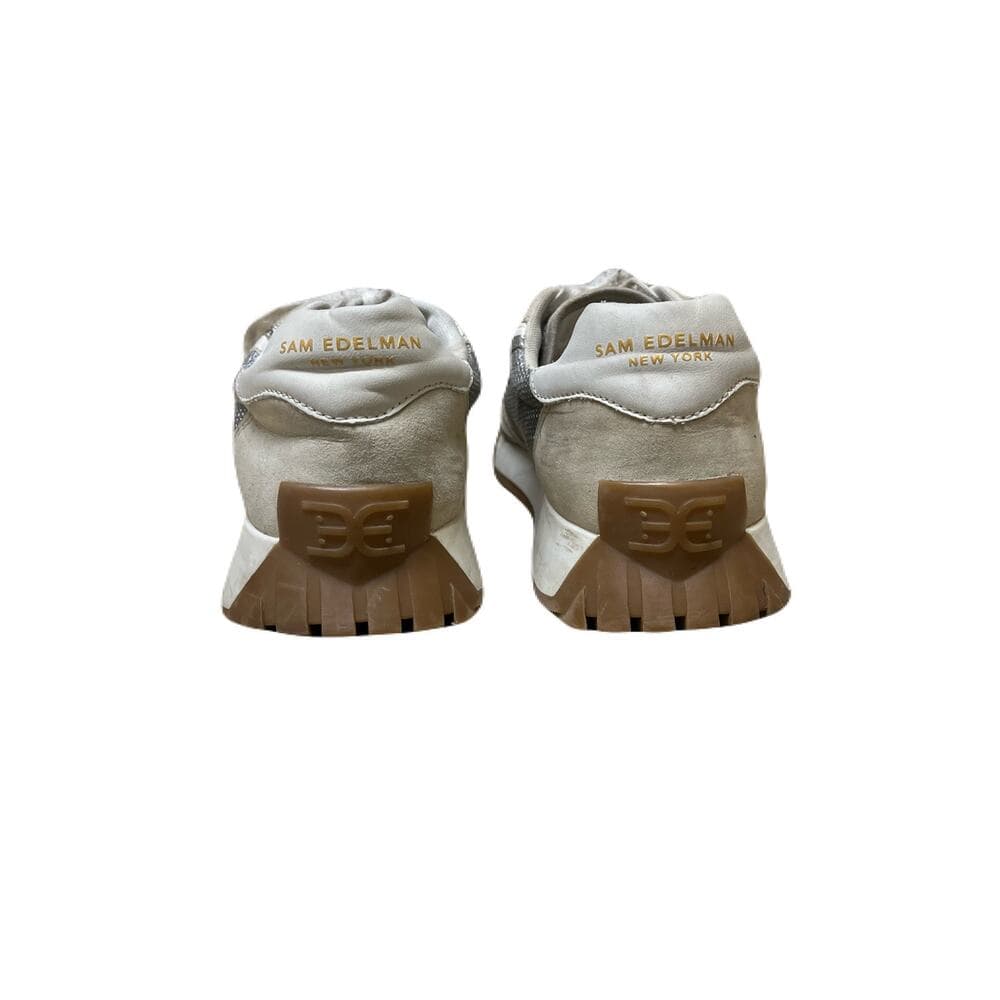 Sam Edelman Luna Sneaker in Silver/White Size 10 - Thumbnail 3