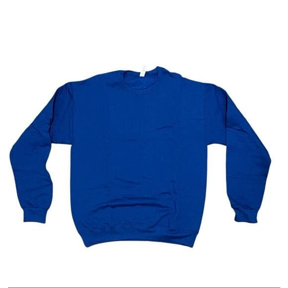 Royal Blue CrewNeck Men’s Sweater Size Medium - Thumbnail 4