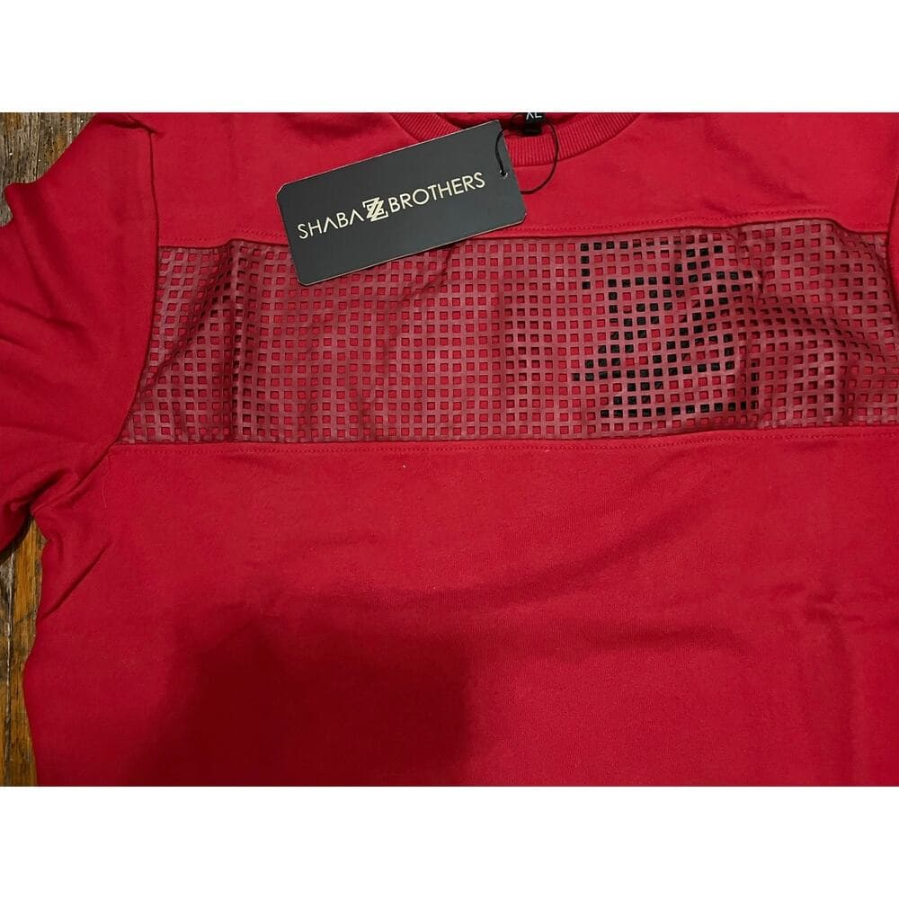 Shabazz Bothers Red Men’s Hoodie Size X-Large - Thumbnail 2