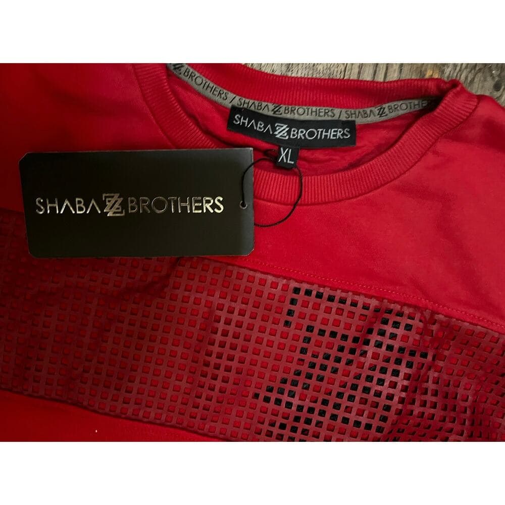 Shabazz Bothers Red Men’s Hoodie Size X-Large - Thumbnail 3