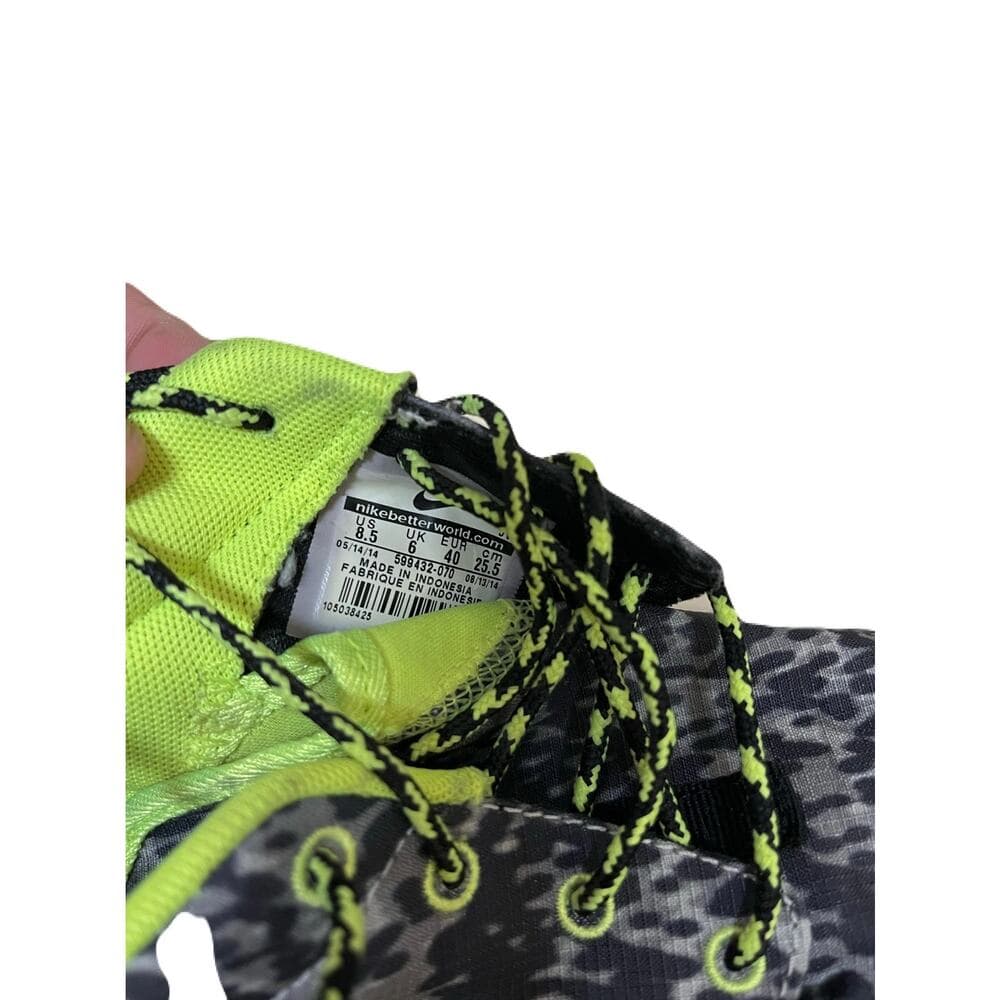 2014 Nike Women’s Rosherun Print Shoes, Sneakers Cool Grey, Wolf, Volt Size 8.5 - Thumbnail 5