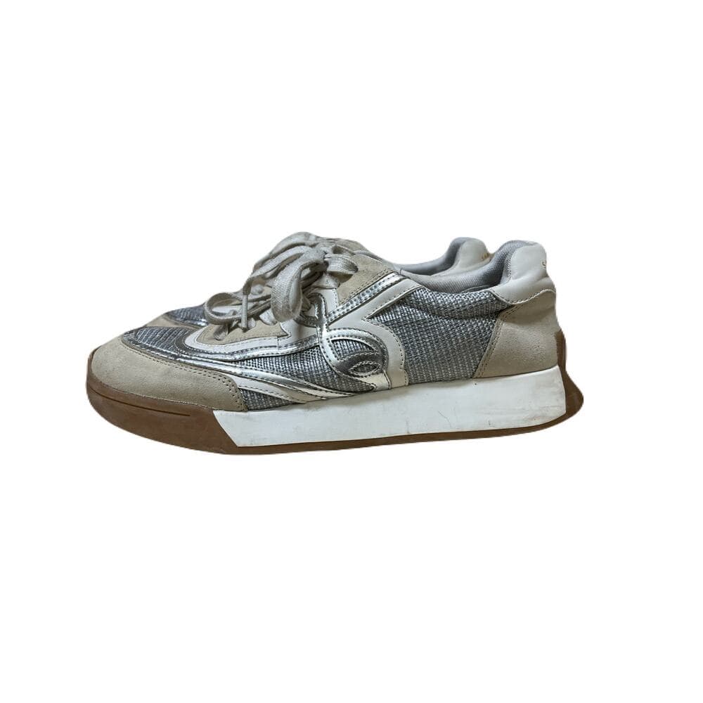 Sam Edelman Luna Sneaker in Silver/White Size 10 - Thumbnail 2