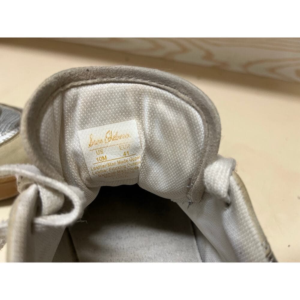 Sam Edelman Luna Sneaker in Silver/White Size 10 - Thumbnail 5