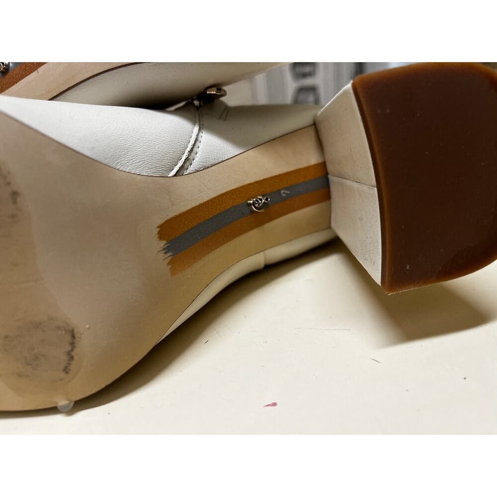 Daria Ivory Leather Women’s Shoes Size 7 - Thumbnail 6