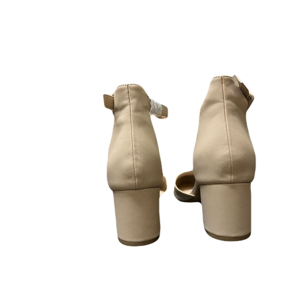 Ankis Women's Size 9.5 Tan Chunky Heels Closed Pointed Toe - Thumbnail 3