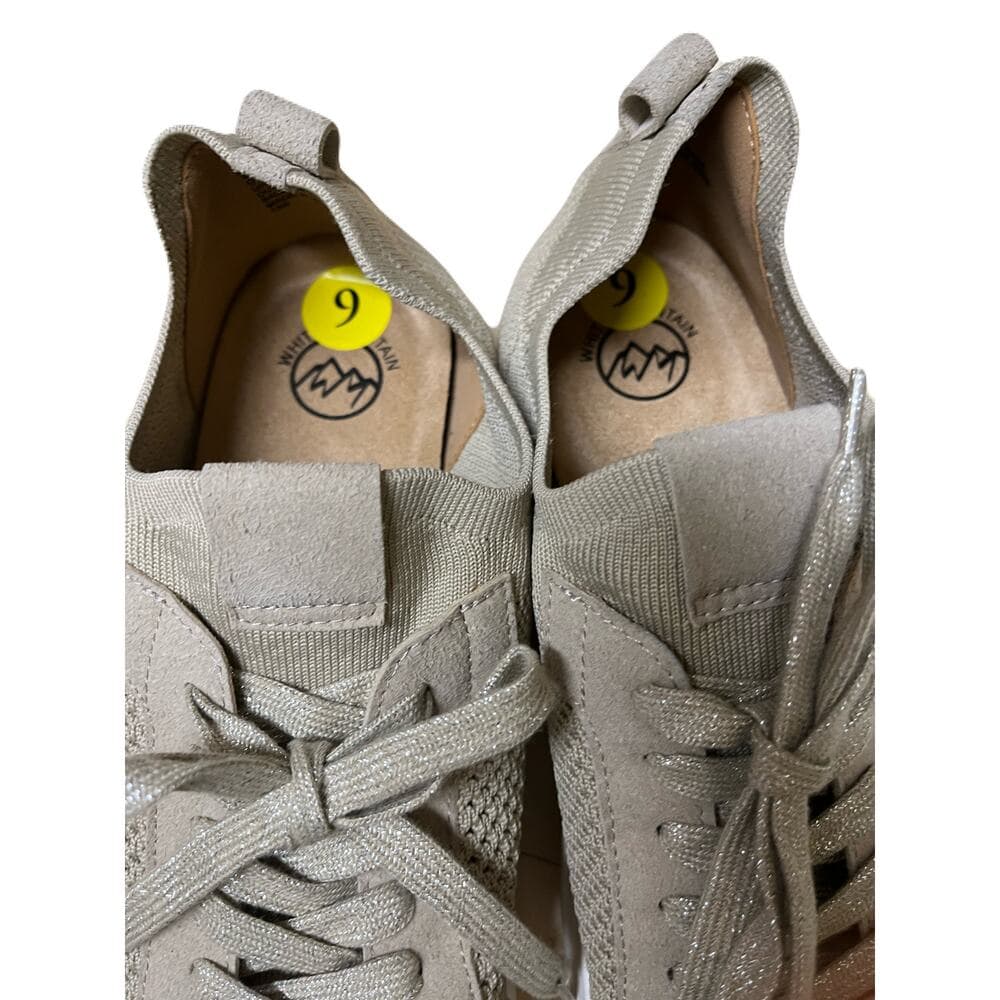 White Mountain Women’s Sneakers Size 9 Beige Color - Thumbnail 5