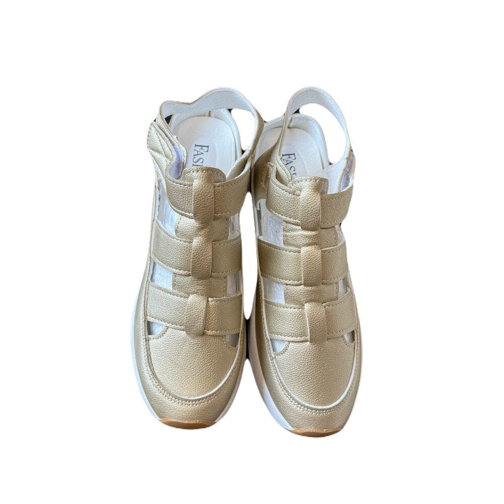 Women’s Gold Sneakers/Shoes Size 8.5 Brand New No Box