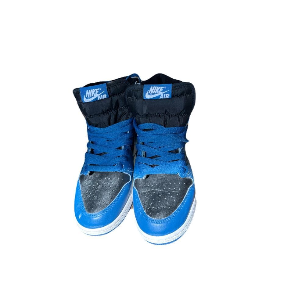 Nike Air Jordan 1 Retro OG High Dark Marina Royal Blue Kids 5Y - Thumbnail 2
