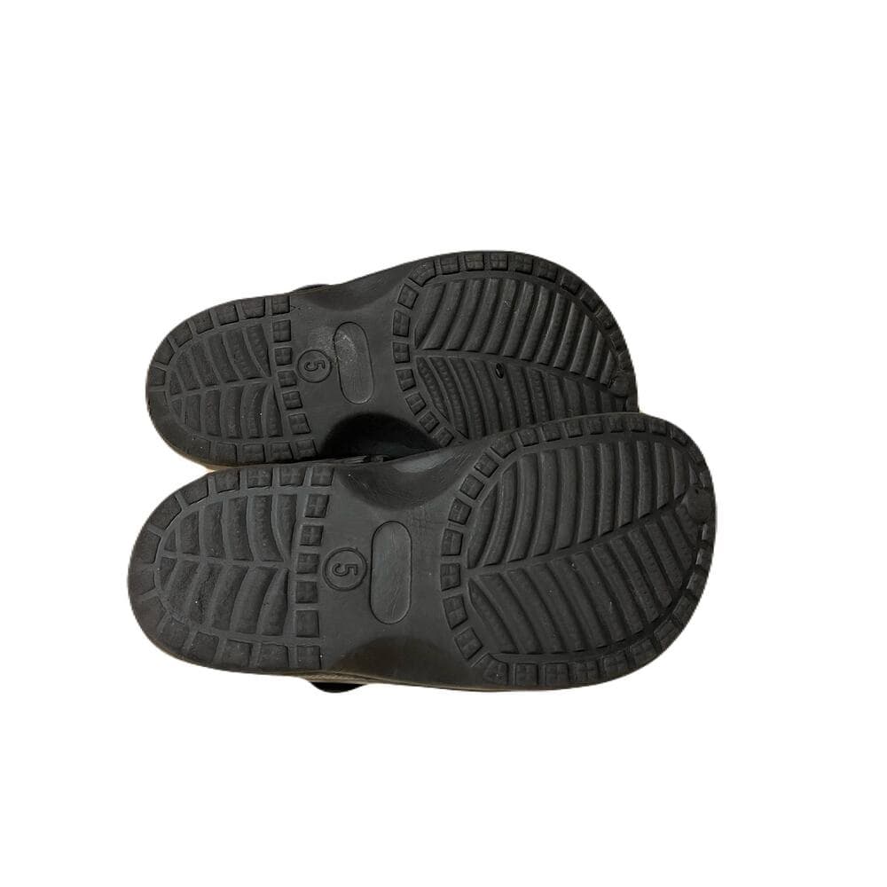 Black Kids Slippers unisex Size 5