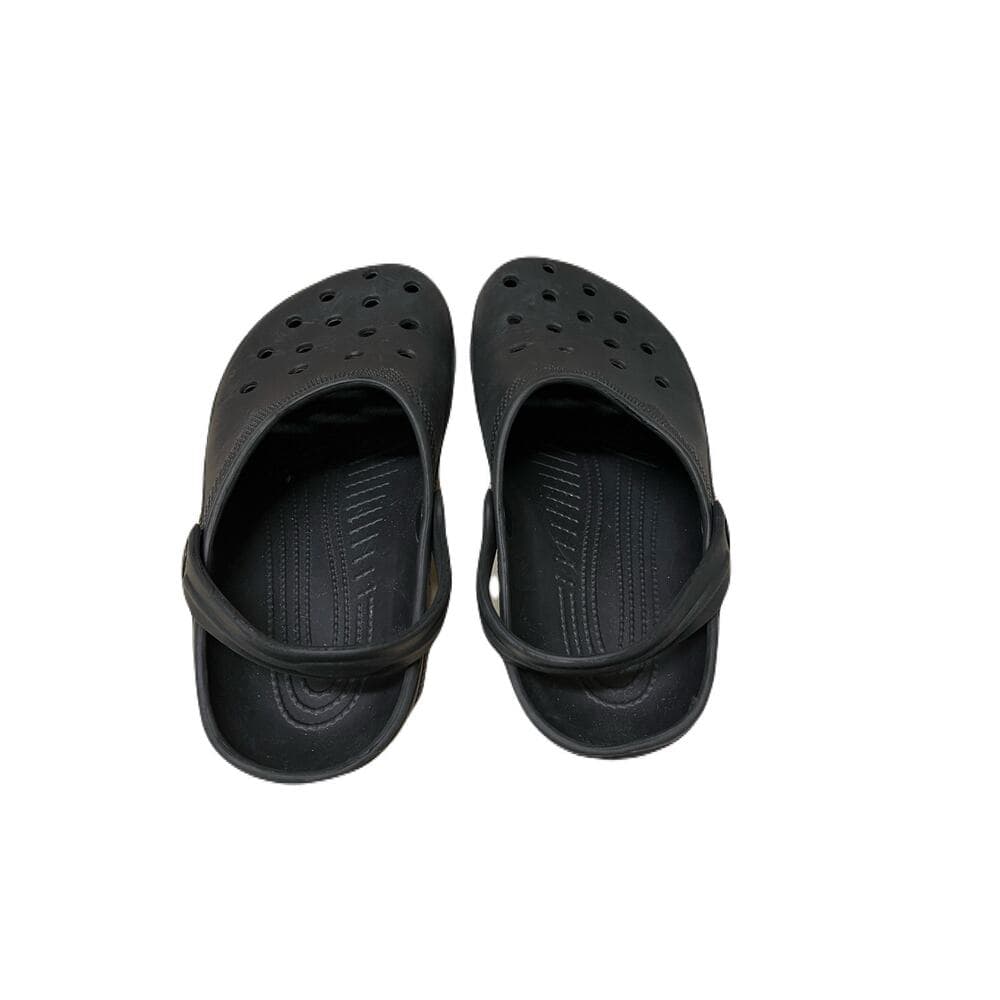 Black Kids Slippers unisex Size 5 - Thumbnail 2
