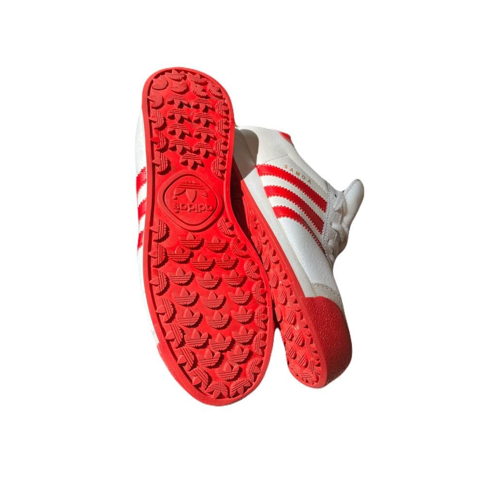 Adidas Samoa 'White Scarlet For Kids Size 4.5 - Thumbnail 4