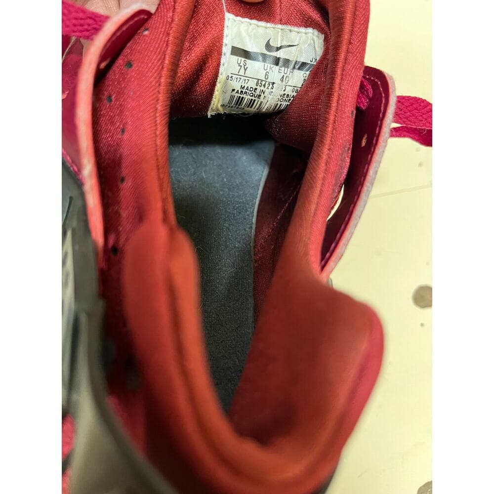 Youth Kids Nike Huarache Run GS Athletic Shoes Size 7Y Noble Red - Thumbnail 5