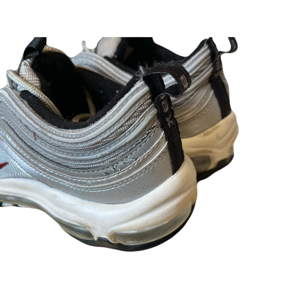 The Nike Air Max 97 GS with style code 918890-001 silver bullet For Kids Size 7Y - Thumbnail 4