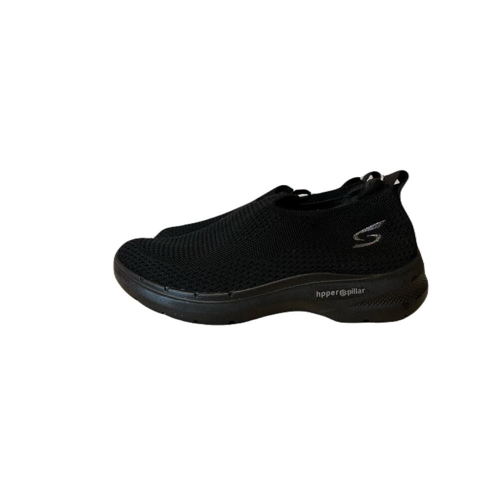 Kids Slip On unisex Black Sneakers Size 5.5 - Thumbnail 2