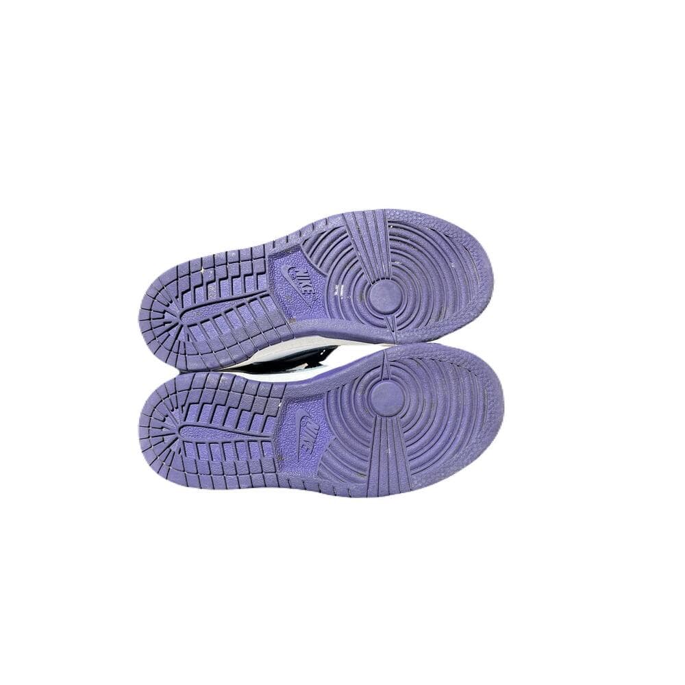 purple Nike Dunk shoes Size 10.5 C preschool girls Purple & White DH9753-100 - Thumbnail 5