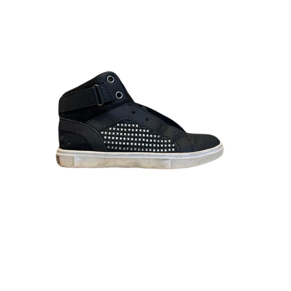 Skechers Shoutouts Glitz Hi Glam Sneakers - Size 1 Girls Studded - Thumbnail 4