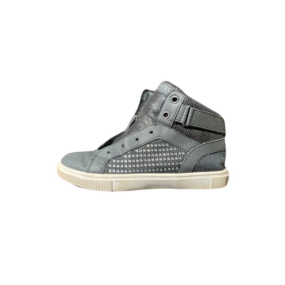 Skechers Shoutouts Glitz Hi Glam Sneakers - Size 1 Girls Studded - Thumbnail 2
