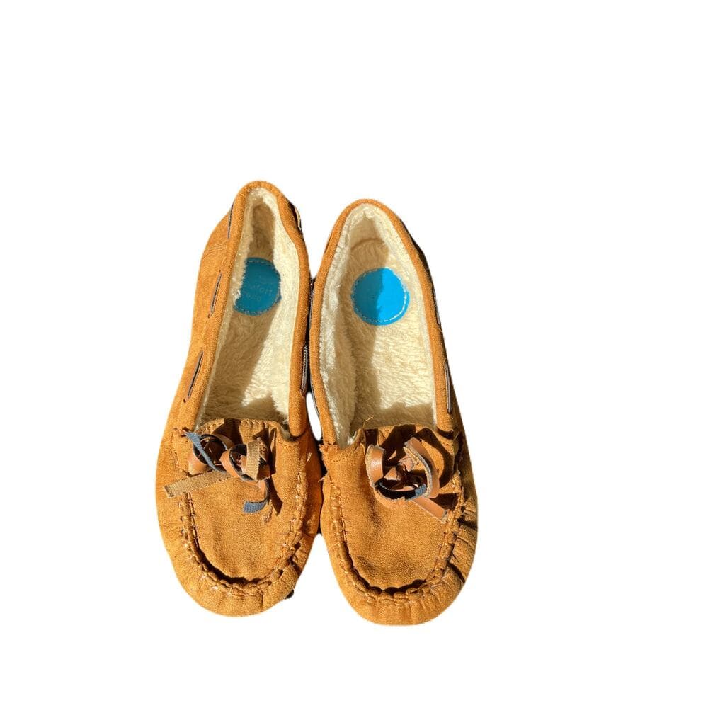 Kids Tan Shoes For Girls In Good Condition Size 11 - Thumbnail 4