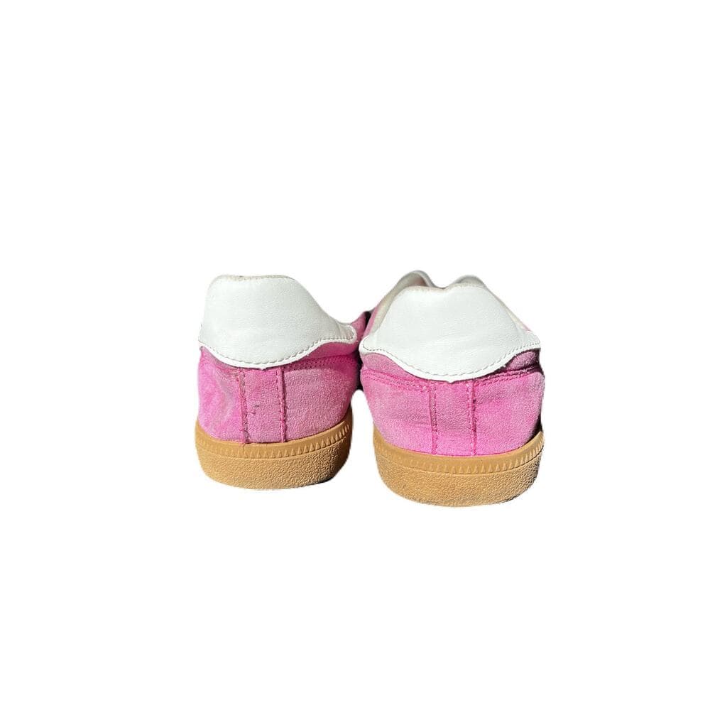 Steve Madden, pink and black girl sneakers size 4 - Thumbnail 2