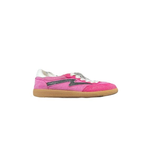 Steve Madden, pink and black girl sneakers size 4 - Thumbnail 5