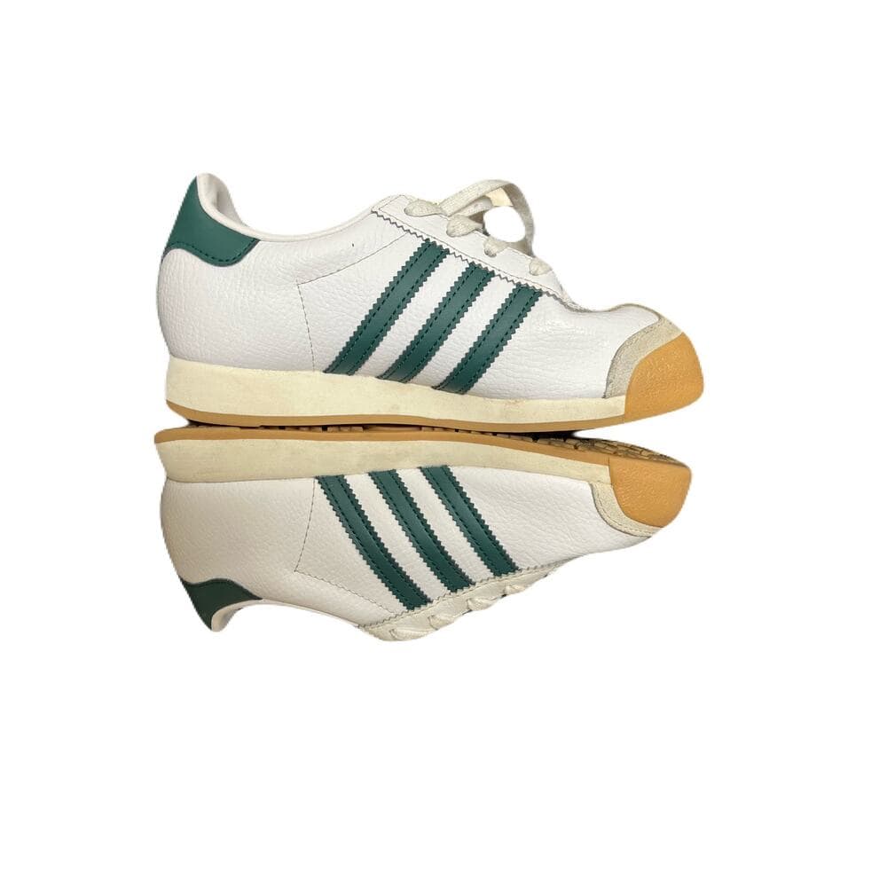 Samoa Adidas Kids Sneakers Size 1 Green/White/Gold - Thumbnail 4