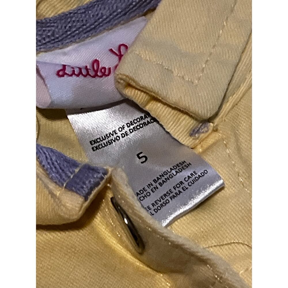 Little Lass Yellow Girls Dress Size 5 - Thumbnail 3