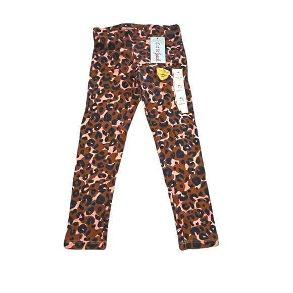 Cat & Jack Girls Leopard Animal Print Leggings Pants Size 4/5 - Thumbnail 6