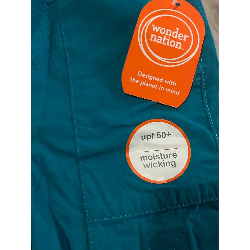 Wonder Nation Green Boy Shorts Size 4T - Thumbnail 3