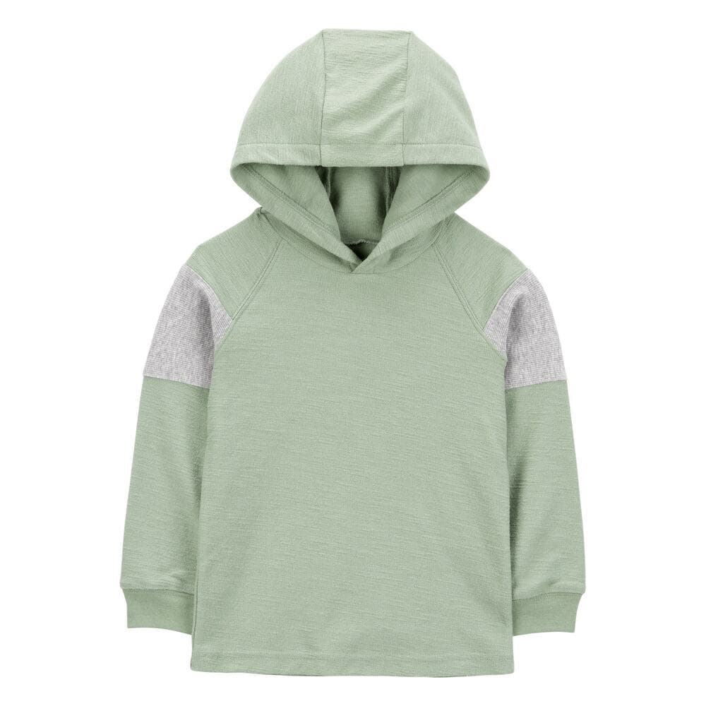Carter’s Toddler Colorblock Cotton Blend Long-Sleeve Tee - Green Size 2T - Thumbnail 5