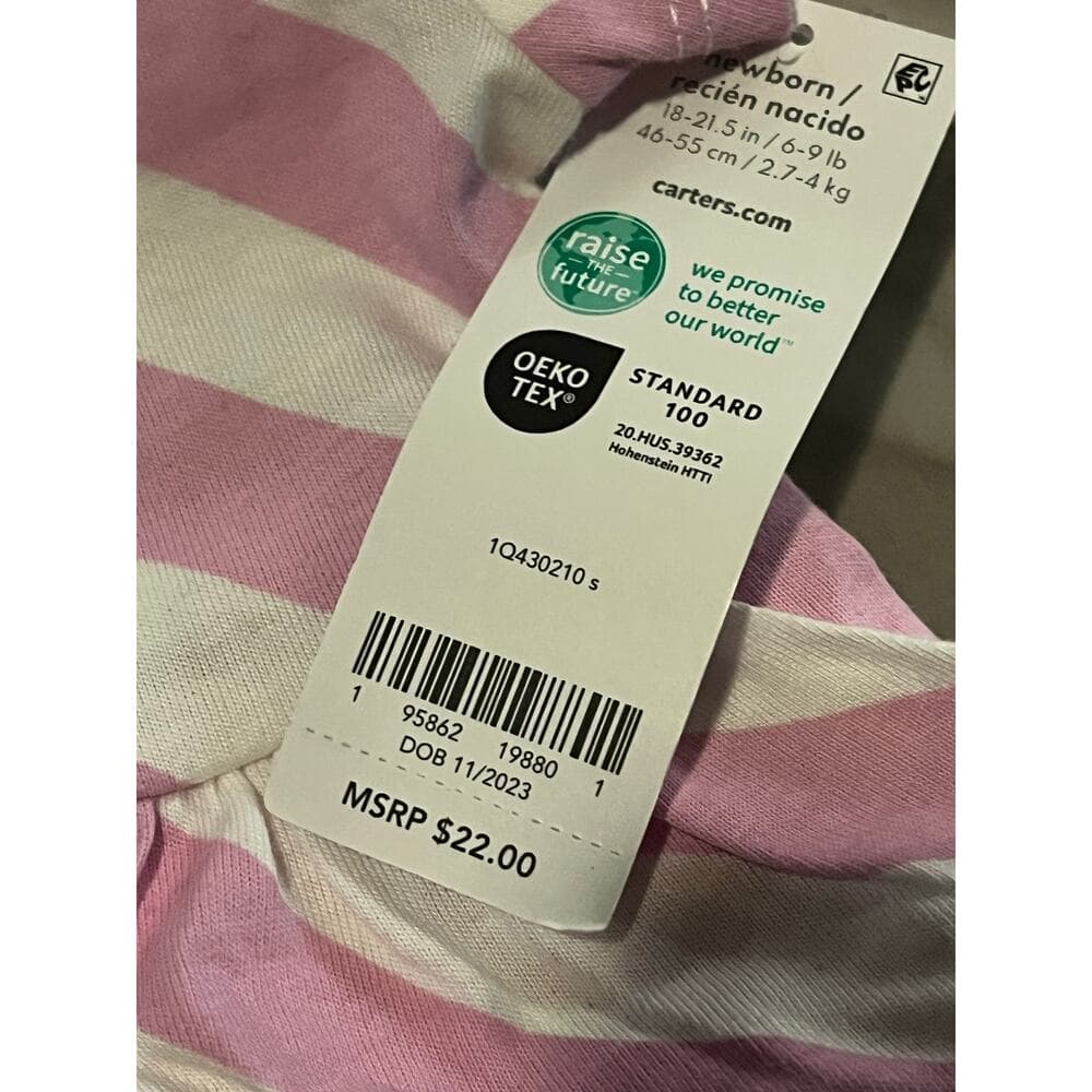 Carter’s New Born Pink Dress - Thumbnail 3