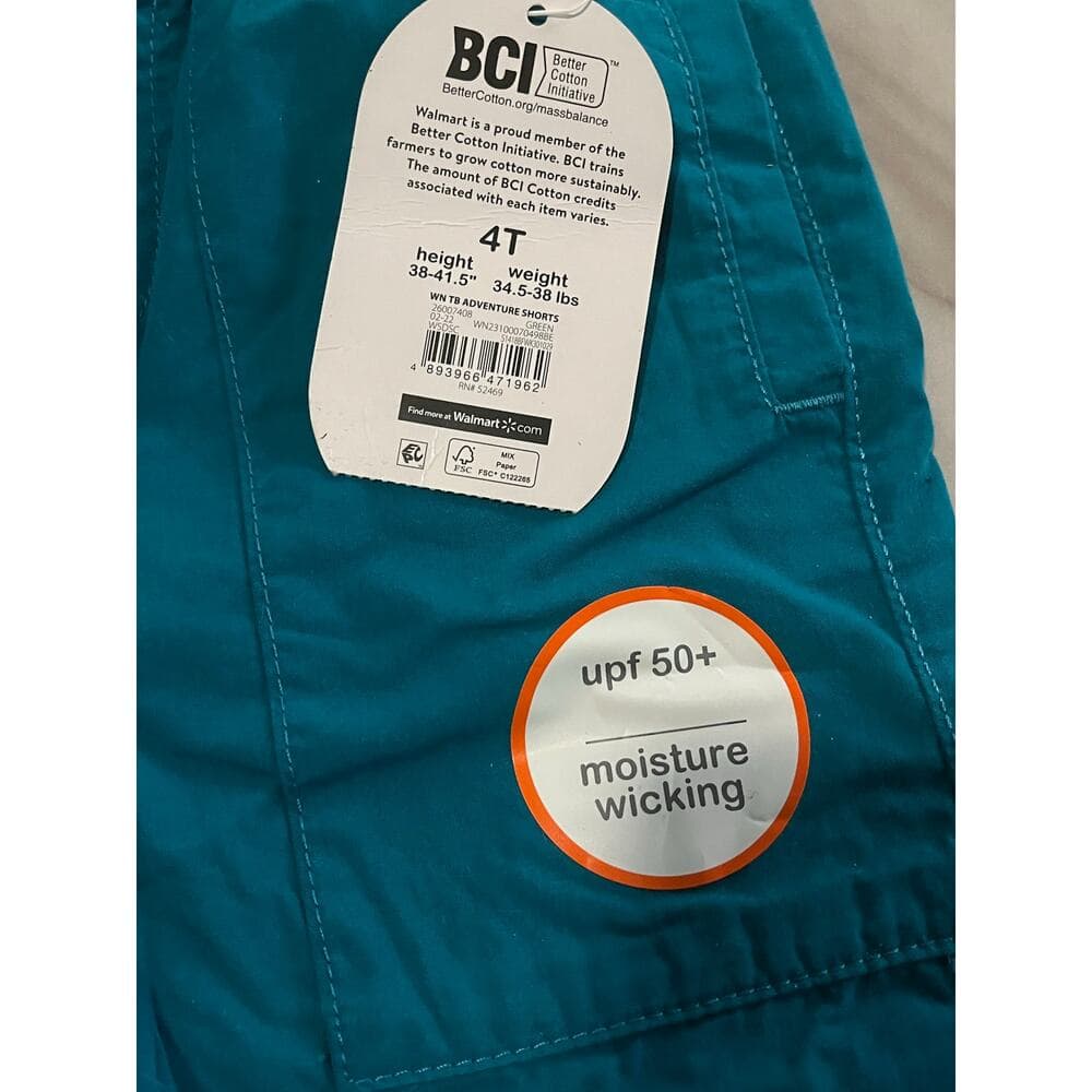 Wonder Nation Green Boy Shorts Size 4T - Thumbnail 2