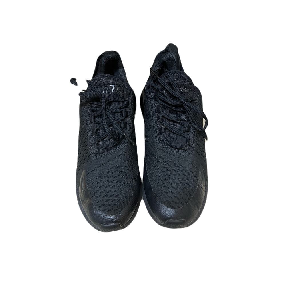 Nike Air Max 270 (GS) Men’s Triple Black Running Shoes , Sneakers Size 8 - Thumbnail 3